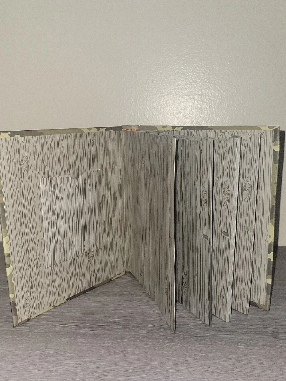 Camo Pattern Square Photo Album - Green & Tan